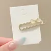 Pinza para el pelo de perla sintética para flequillo y frente, pinza para flequillo, pinza bb, pasador recto popular, accesorio para el pelo modelo nuevo 2026