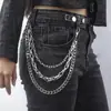 Cadena de Moda Versátil Transfronteriza para Pantalones, Accesorio de Alta Gama Elegante y de Moda, Cadena Colgante Ajustable, Cadena para Cintura de Moda Callejera