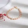 Pulsera Nueva de Perlas de Agua Dulce Natural 2025 para Mujer, Cordón Elástico, Pulsera de Perlas Xiaomi, Ligera y que No se Desvanece, Accesorios de Mano de Lujo de Nicho