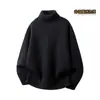Suéter grueso de cuello alto, tejido casual para hombre, suéter de punto para hombre, artículo de moda transfronterizo en stock, nuevo modelo invierno 2026