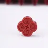 Cinnabar de Alto Teor Pingente de Segurança Palavra Fu Contas Acessórios DIY Estilo Étnico Joias Pulseira Colar Chaveiro Atacado