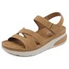 X8275-2 Nuevas Sandalias Ligeras 2025Md Deportivas Casuales Cómodas Suela Gruesa Velcro Costura Talla Grande Zapatos para Mujer