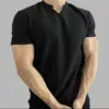 Camiseta Corta Deportiva de Moda Fitness Estilo Americano Hl Verano Transpirable Modelo Nuevo Textura de Alta Gama Anti-Arrugas Secado Rápido