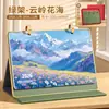 Calendario de Escritorio 2026 Año del Caballo Cuero Personalizado Gama Alta Bordes Dorados Regalo de Negocios Calendario Publicidad Corporativa Caja de Regalo Personalizada