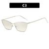 Caixa de metal Moda Retro Óculos de sol personalizados Esportes ao ar livre Lazer Protetor solar Dirigindo na moda Mulheres Óculos de sol transfronteiriços