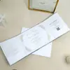 Tarjetas de votos matrimoniales con estampado personalizado y relieve dorado, invitaciones, invitaciones de boda, recuerdos, invitaciones de cena de nicho de alta gama