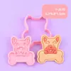 Molde para Estampar Galletas DIY Serie Perros Mascotas con Diseño Realista de Prensa 3D, Imprescindible para la Interacción Padres e Hijos