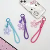 Colgante de Florcita Linda Correa para Teléfono Móvil Correa de Muñeca Estilo Deportivo Llavero Accesorio Funda de Teléfono Adorno Pequeño DIY