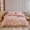 Comercio Exterior Transfronterizo Exportación Amazon Funda de Edredón Estampado Bohemio Cepillado Funda de Almohada Ropa de Cama Juego de Tres Piezas Venta al por Mayor