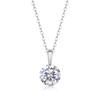 Collar Colgante de Cadena Larga Estilo Coreano En Stock Versátil Transfronterizo Simple Moda Plata S925 Moissanita Estilo Yis Verano para Mujeres