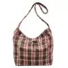 Bolsa Grande Casual para Mulheres Moda Nova Primavera Bolsa de Pano Bolsa de Ombro Bolsa Tote de Grande Capacidade para Aula e Deslocamento para o Trabalho