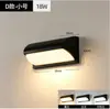 Luminária de Parede LED para Exterior à Prova d'Água Moderna Minimalista para Parede Externa Jardim Luz Dupla PC Alto Brilho À Prova de Umidade