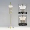 Tienda de ropa accesorios para maniquíes mujeres escaparate plataforma de medio cuerpo perchero de ropa muñeco falso maniquí de vestido de novia expositor