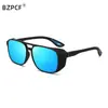 Gafas de Ciclismo Transfronterizas, Gafas de Sol Polarizadas para Conducir, Gafas de Sol para Conducir con Corte Lateral de Doble Puente, Gafas de Sol Deportivas para Exteriores para Hombres y Mujeres