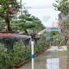 Aspersor de Plástico de 6 Puntas con Brazo Basculante para Riego de Césped, Aspersor Giratorio de 360 Grados para Refrigeración, Eliminación de Polvo, Riego de Jardín y Tierras de Cultivo