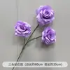 Flores Artificiales Moradas de Boda Elegante Boda Compromiso Banquete Montaje Techo del Salón de Bodas Decoración de Flores Artificiales Escenario Flores Guía de Camino