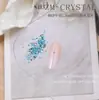 K9 Nuevo Súper Brillantes Base Plana Coloridos 1.5mm Redondos Pedrería para Uñas Mixtos Pedrería Triturada Pedrería Apilada Decoraciones de Pedrería Adhesiva de Corte 33