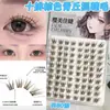 Pestañas Postizas Zorro Qingqiu Marrones sin Pegamento en Grandes Cantidades, Permitiéndote Mezclar y Combinar Libremente para un Look Natural, Claro y Dinámico con Mucho Atractivo en Línea