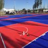 Patio de juegos de jardín de niños empalme materia prima PP piso suspendido gobierno cancha de baloncesto al aire libre campo deportivo colchoneta anticaídas