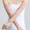 Manga Larga Fina de Modal para Primavera y Verano para Hombres y Mujeres, Protector de Muñeca, Brazo, Articulación del Codo, Calentador de Brazo para Habitación con Aire Acondicionado