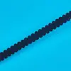 Encaje de cinta elástica con borde de doble capullo de Corona de onda de agua de 1.2 cm, accesorios de ropa hechos a mano para bricolaje, diadema, cuerda para el pelo anudada