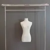 Mannequin feminino pendurado suporte de exibição de manequim pendurado manequim de meio corpo vitrine de loja de roupas femininas gancho de suspensão suporte de manequim