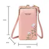 Cartera de Monedas Portátil Multiusos Transfronteriza para Mujer, se Puede Llevar al Hombro y Cruzada, Bolso para Teléfono Móvil de Gran Capacidad con Múltiples Compartimentos, Portatarjetas
