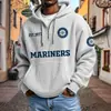 Ropa Nueva para Hombre Transfronteriza 3D Amazon Más Vendida Sudadera con Cremallera Tendencia de Comercio Exterior Sudadera Serie Nueva de la NFL