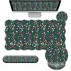 Tapete de mesa com estampa floral fresca, mouse pad, tapete de escritório e gaming antiderrapante e resistente ao desgaste, exclusivo para exportação, suporta personalização