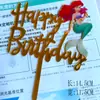 Fabricantes de cartões de bolo de acrílico com impressão colorida tridimensional transfronteiriça diretamente para decoração de bolo de aniversário, casamento, Feliz Bolo