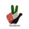Insígnia de metal com bandeira dos Emirados Árabes Unidos transfronteiriça acessórios de vestuário presentes adesivos para celular fabricantes de origem atacado personalização