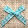 Al por mayor En stock Accesorios de moños de cinta a cuadros pequeños de 2 pulgadas para lencería, empaque de ropa interior, decoraciones de cajas de regalo y moños