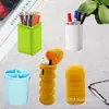 Portalápices de Almacenamiento Creativo Portalápices de Silicona Tarro para Bolígrafos Portalápices Multifuncional Caja de Almacenamiento para Escritorio de Oficina Organizador Adornos Decorativos