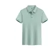 Camisa polo fina ropa de trabajo estampado bordado manga corta verano camisa cultural para hombres y mujeres camisa publicitaria al por mayor