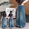 Jeans de Nuevo Estilo Otoñal para Niñas (Tallas Medianas y Grandes) Ropa Infantil Niños Niñas Jeans Casuales Elegantes Versátiles Modernos de Moda