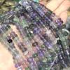 Nova pedra natural 6 * 10mm cristal roxo de bambu ágata vermelha solta artesanal DIY pulseira colar acessórios de joias