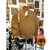 Chaqueta de béisbol retro con cuello alto transfronteriza para hombres y mujeres, chaqueta de algodón estilo aviador de moda para otoño e invierno