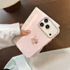 Capa Estilo Coreano Floral para Cachorro Adequada para Celular Iphone17Promax Apple 16 Fofa 15 Capa Macia 14P