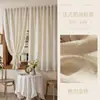 Cortinas transparentes de velcro estilo francés, translúcidas pero no transparentes, instalación sin taladro, cortinas cortas de medio panel, cortinas para puerta de protección solar, tela para ventana de mirador
