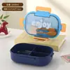 Lonchera Térmica de Acero Inoxidable 304, Sellada y Conserva la Frescura, Lonchera Bento Compartimentada para Comidas Ligeras, Portátil para Estudiantes, Lonchera Apta para Microondas