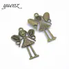 YuenZ Accesorios para joyería DIY Colgante de aleación de Ángel niña colgante de aleación retro elfo I211