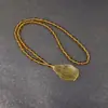Colgante de Vidrio de Buda Guanyin Collar de Buda Buming Dios Guardián del Templo Guanyin de Mil Manos Colgante para Hombres y Mujeres Cadena de Suéter