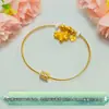 Pulsera de Aro para Mujer Hecha a Mano con Bobina de Plata Pura 999, Cintura Pequeña, Ajustable, Lujo Ligero, Sensación de Alta Gama, Pulsera de Círculo Simple