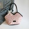 Bolsa Casual para Desplazamiento de Gran Capacidad para Mujer 2025 Nueva Color de Contraste Más Fácil de Combinar Bolso de Hombro Bolsa de Clase para Estudiante Universitario Bolso Tote