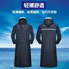 Traje de lluvia largo de cuerpo completo para adultos, a prueba de disturbios, lona engrosada resistente al desgaste, traje de lluvia de una pieza para exteriores para hombres