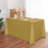Mantel largo transfronterizo para mesa, mantel para mesa de comedor de sala de conferencias de negocios de hotel, mantel rectangular de satén, venta al por mayor directa de fábrica