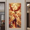 Pequeno Nezha Naohai Ao Bing Ao Guang Rei Dragão das Quatro Mares Papel de Parede Envolvente Pintura de Parede Sala de Estar Entrada Caixa de Relógio Pintura Decorativa