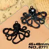 Pendente preto para eletroforese DIY Colar com pingente de animal punk japonês e coreano mais vendido Acessórios Atacado