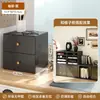 Mueble de TV para Piso de Casa Sala de Estar Gabinete de Almacenamiento de Fondo para el Hogar Combinación Libre Integrada Mueble de TV Gabinete de Rejilla