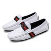 Zapatos casuales de piel de vaca con hebilla en relieve de marca de moda vintage de calidad para hombre.